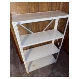 Four tier metal shelf