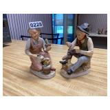 Kneeling, sitting homco grandma, grandpa