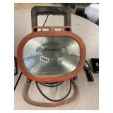 Large orange work light