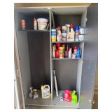 Cabinet & contents - cleaners