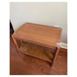 Wood end table