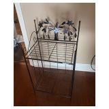 Small metal shelf