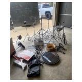 Stands and drum parts - all