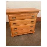 Solid wood dresser