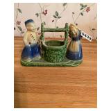 Vintage Shawnee wishing well planter