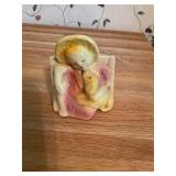 Vintage boy and puppy planter - Shawnee ?