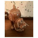 McCoy thinking dog cookie jar