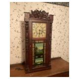 Vintage 8 day clock with key