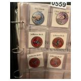 8- Elvis Presley half dollar coins