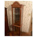 Lighted curio cabinet