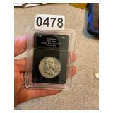 1963 Franklin half dollar- very good
