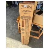 Wood mailbox post- new in box
