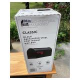 Black mailbox - new in box