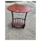 Oval table with mag rack
