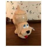 McCoy thinking dog cookie jar