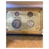 1943 walking liberty, 1890 Morgan dollar- mint