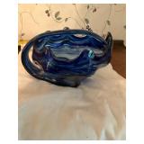 Vintage sooner, art glass swan