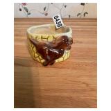 Vintage puppy planter