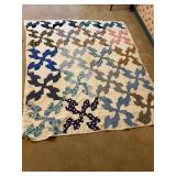 64 x 73 machine sewn quilt