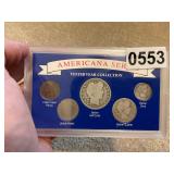 Barber coins- yesteryear collection
