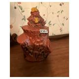 McCoy monkey on a tree stump cookie jar