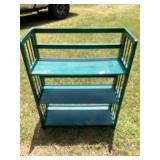 Green 3 tier shelf