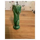 Shawnee 1115 green tulip bud vase