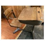 Vintage school desk