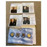 4- President dollar-Roosevelt,Wilson,Taft,McKinley