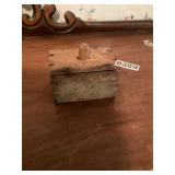 Antique wooden butter mold