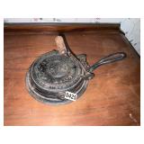 G. F. Filley cast iron waffle maker