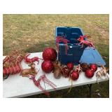Tote reindeer, Christmas balls ï¿½ all