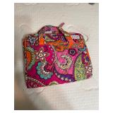 Pink Vera Bradley makeup organizer