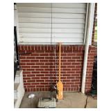 48 inch paddle, tacklebox, and poles see ends