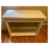 Wooden kitchen island