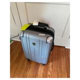 Silver suitcase