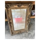 Ornate thick frame mirror 22 x 34