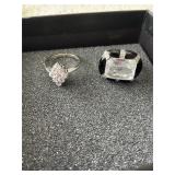 14k white gold rings