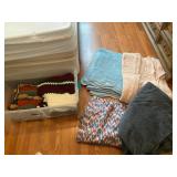 Tote of blankets ï¿½ all