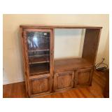 Oak entertainment center