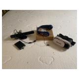2 Xbox 360 items, cooling neck fan, VR headset