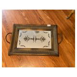 Mirrored tray