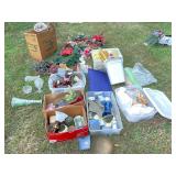 Huge lot of vases, decorations, ï¿½ all pictured