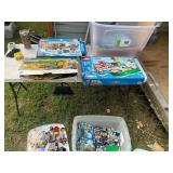 Assorted Legos and Lego boxes