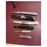 6 pocket knives