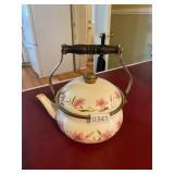Floral teapot