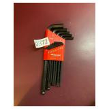 Snap on hex keys
