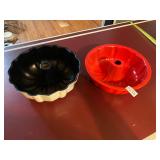 Two Bundt pans