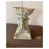White cherub Angel planter
