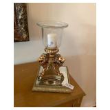 3 headed lion candle holder and mirror
